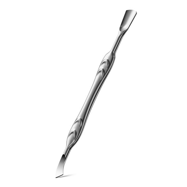 FERYES Elegant Precision Cuticle Pusher & Nail Cleaner - Dual-Ended Cuticle Stick Stainless Steel Cuticle Remover Tool for Flawless Nail Care