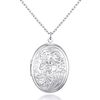 Philip Jones Silver Plated Oval Locket