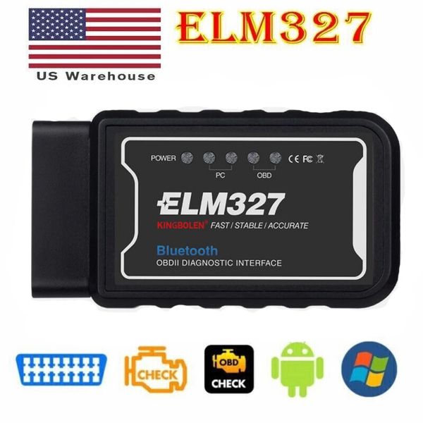 ELM327 V1.5 Bluetooth OBD2 Car Diagnostic Scanner Auto Fault Code Reader Tool