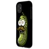 iPhone 11 Funny Pickle Costume with Mustache for Vegetable Fans Case