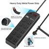 CRST 10 Outlets Heavy Duty Power Strip 1875w Surge Protector