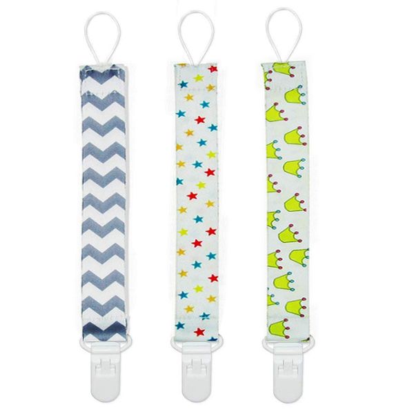 SMT Pacifier Holder Toy Stroller Strap Baby Clip String Set of 3 (String Type 02)
