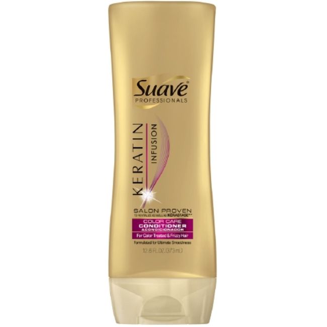 Suave Professionals Conditioner - Keratin Infusion Color Care - 12.6 oz