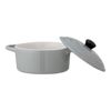BLOOMINGVILLE - Thanos Serving Pot w/Lid, Grey, Stoneware (82057703)