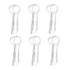 Replacement Brush Heads Cover/Caps, Brush Head Protection Cover Compatible with Oral-B Electric Toothbrush All Round Brush Heads to Keep Dust Away for Travel, Camping, Family, School (6-Pack)