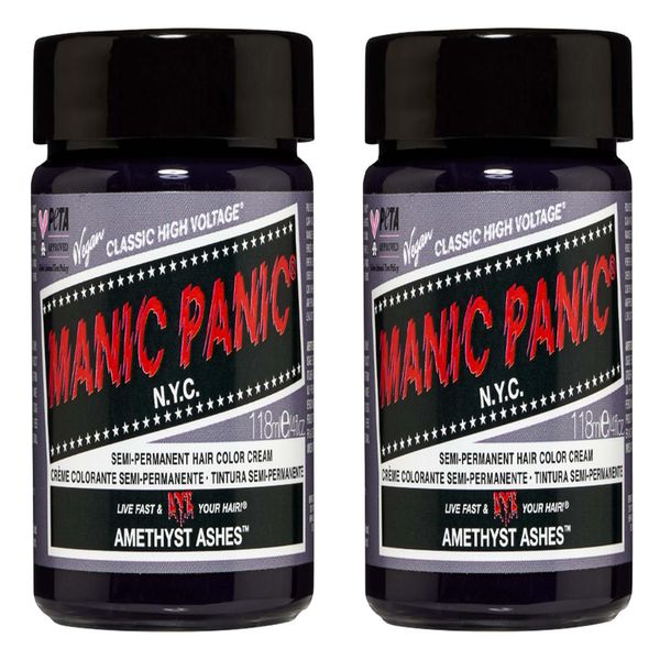 Manic Panic Cendres d'Améthyste Grausamkeit, vegan und lebendig 2 x 118ml