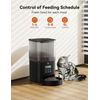 Olelica Automatic Cat Food Dispenser,Automatic Dog Feeder 5L, FT90 - Black