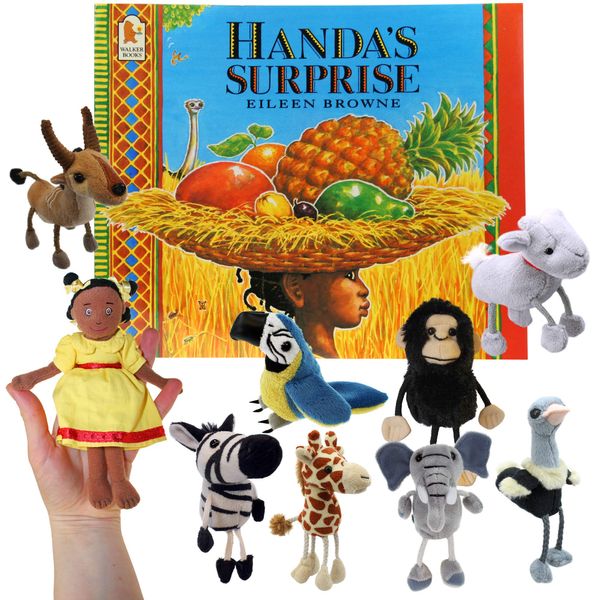 Handa’s Surprise - Book and Finger Puppets