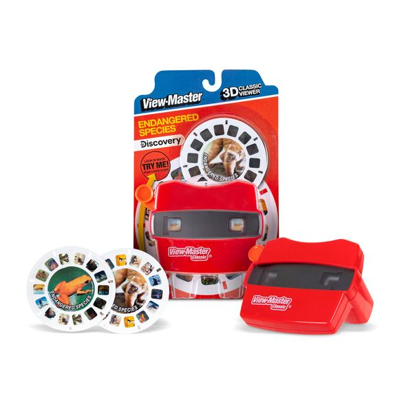 Classic View-Master - Metallic Viewfinder With 2 Reels Included - STEM, Retro, Nature Learning Toy for Kids and Adults, Toddlers, Ages 3+