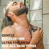 Beard Club Premium Exfoliating Loofah Sponge for Men - Soft Shower Body Scrubber for Men & Women, Large Bath Loofah for Luxurious Skin Care, Durable Shower Pouf & Bathing Accessories in Stylish Design