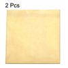 uxcell Brass Sheet, Metal Sheets Plates 3.9" Length x 3.9" Width x 0.04" Thickness 2pcs