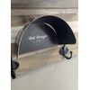 Hidden Hat Hangers -10 Pack - Black Barnwood - Holder Rack Hook Wall Display