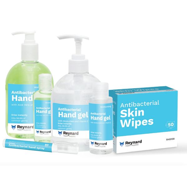 Reynard Antibacterial Hand Gel 3 x 500ml Bottles