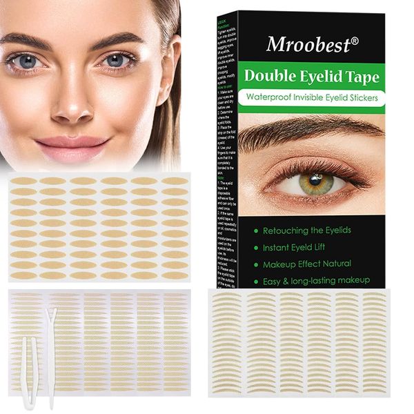 600 Pieces Double Eyelid Tape, Eyelid Tape, Eyelid Sticker, Eyelid Lifter Strips, Invisible Double Eyelid Stripes, Eyelid Tape Set, Double Sided Eyelid Tape, Double Eyelid Patch, Eyelid Stripes