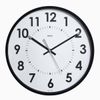 Orium Silent Clock 30 cm, Acrylonitrile Butadiene Styrene (ABS), Black