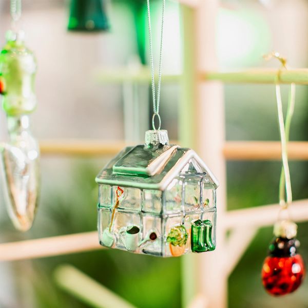 Sass & Belle Mini Greenhouse Shaped Bauble