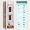 KnitPro Knitting Pins, Wood, Assorted, 2.5mm