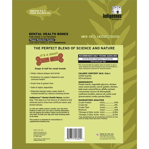 Indigenous Dental Health Bones — Original Fresh Breath Mini 13oz