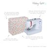 Hobby Gift Sewing Machine Dust Cover with External Pockets, Haby Notions