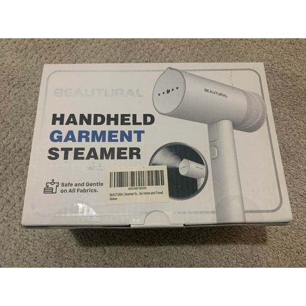 Brand New Beautural White Handheld Powerful Continuous Foldable Garment Steamer