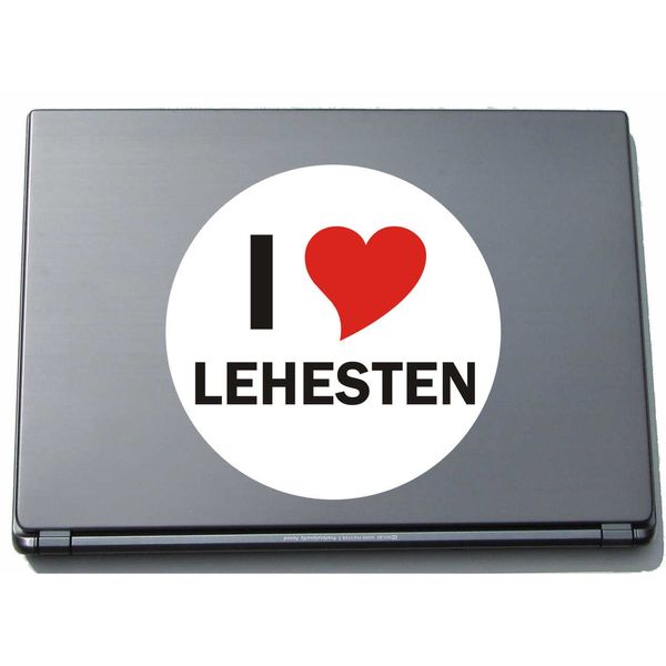 I Love Aufkleber - 210 mm mit Stadtname LEHESTEN - Decal - Sticker - Laptop - Notebook - Laptopaufkleber - E-Reader - JDM - Die Cut - OEM - Sticker - JDM - Die Cut - OEM
