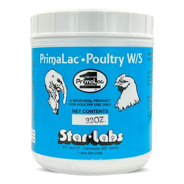 Primalac Poultry W/S - Premium Probiotics for Backyard Chickens & Turkeys
