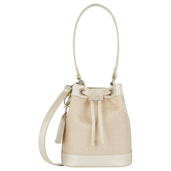 Geox Women's D Gerania A Bag, Skin/Silver, One Size