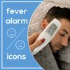 Beurer 3-in-1 Forehead Non-Contact, Body, Surface, Room Temperature, High Accuracy, Large Blue Backlit LCD Display Thermometer, 60 Memory Spaces, FT90 White, 32 Count (Pack of 1)
