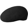 Kangol Bermuda 504 Flat Cap, Black, Medium