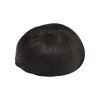 Bun and Wig Ponytail Bun with Adjustable Inside Hair Net for Weddings, Coming-of-Age Ceremonies, Graduations, Shichi-Go-San Festivals (1 pc, Brown Black)