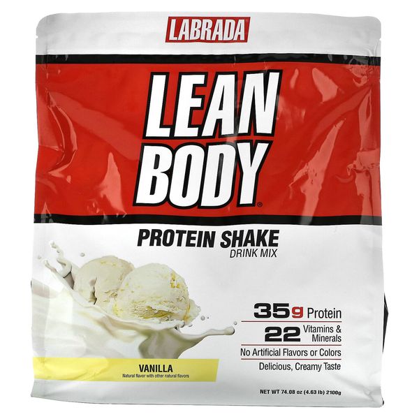 Lean Body, Protein Shake Drink Mix, Vanilla, 4.63 lbs (2,100 g)