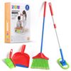 Toy Cleaning Set 4 pieces - Includes Broom, Mop, Brush & Dust Pan