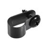 sourcing map 10.4mm Nylon R Type Cable Clip Wire Clamp with Screws Black 100pcs