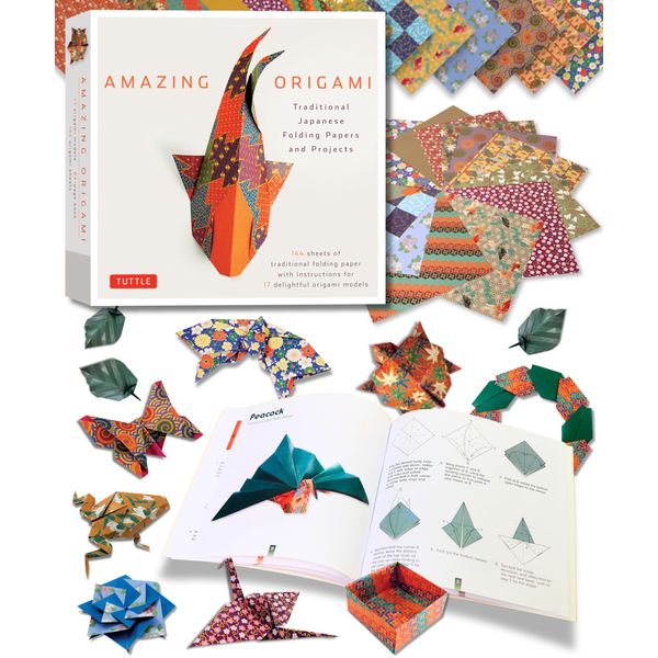 Amazing Origami Kit: Traditional Japanese Folding Papers and Projects [144 Origami Papers with Book, 17 Projects]