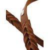 HUNTER Training leash Solid Education, 13/250 Soft genuine cow leather, cognac