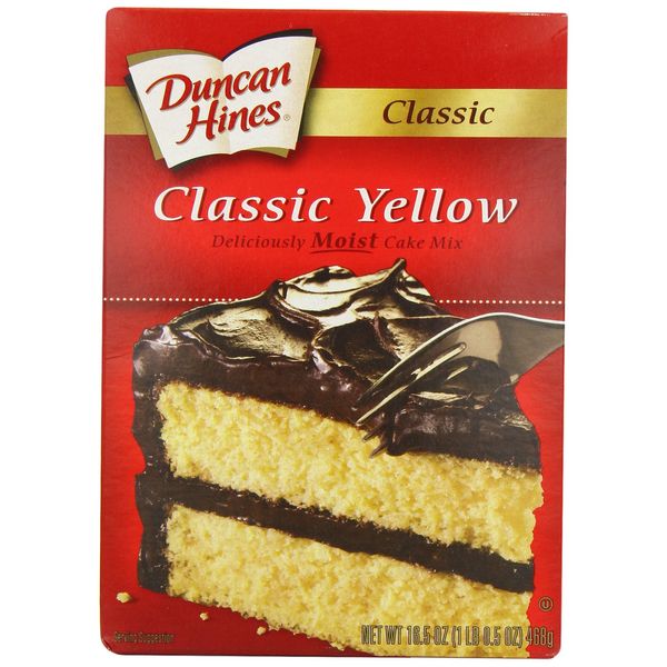 Duncan Hines Signature Yellow Cake Mix, 16.5-Ounce Boxes (Pack of 6)