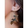Bat Earrings Hangers Miniblings Bats Microbats Mammals Chiroptera Vampire Brown