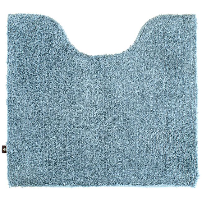 OKA PLYS Base Sofy Toilet Mat, Approx. 21.7 x 23.6 inches (55 x 60 cm), Blue