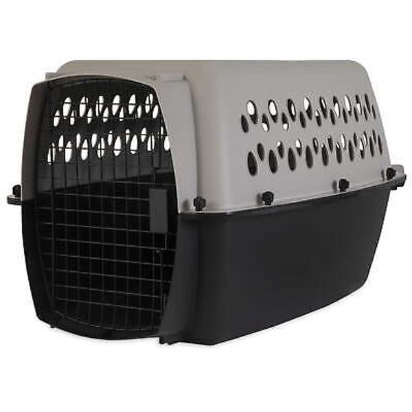 Pet Kennel Small/Medium 26" Dog Crate Plastic Travel Carrier for Pets 15-25 Lb