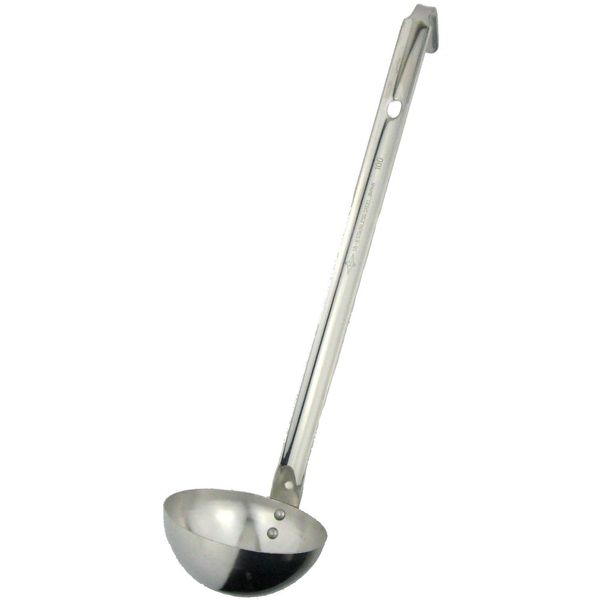 Nagao 50100 Soup Ladle, 3.4 fl oz (100 cc), Commercial Use, Made in Japan