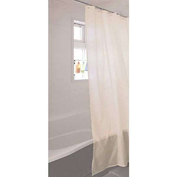 Cloth shop Fabric and Shower Curtain, 70.9 inches (180 cm), Water Repellent, Unit Bath, Bath Curtain, Lightweight, Polyester, Room Divider, Blindfold, Width 55.1 x Length 70.9 inches (140 x 180 cm),