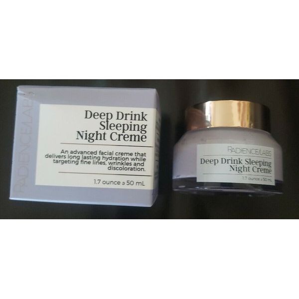 Radience Labs Deep Drink Sleeping Night Creme 1.7 OZ/ 50ML NIB