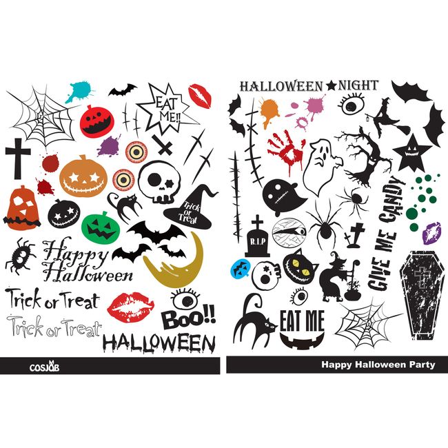 Cosjob Halloween Tattoo Sticker (A771)