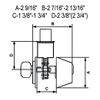  Keyed Entry Oil Rubbed Bronze lever Double Deadbolt Combo Door Handle Lock