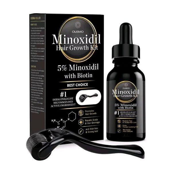 5% Minoxidil Men and Women Hair Growth Serum, Hair Regrowth Treatment 30ML