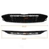 Chrome Black Front Bumper Upper Lower Grille For Chevy Malibu 2016 2017 2018