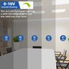 2x2 LED Panel Lights 4-Pack, 0-10V Dimmable, Edge-Lit 2x2FT LED Panel Lighting
