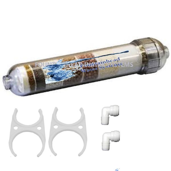 Alkaline/Ionizer Neg ORP Potential Inline Water Filter Add on to RO Systems 
