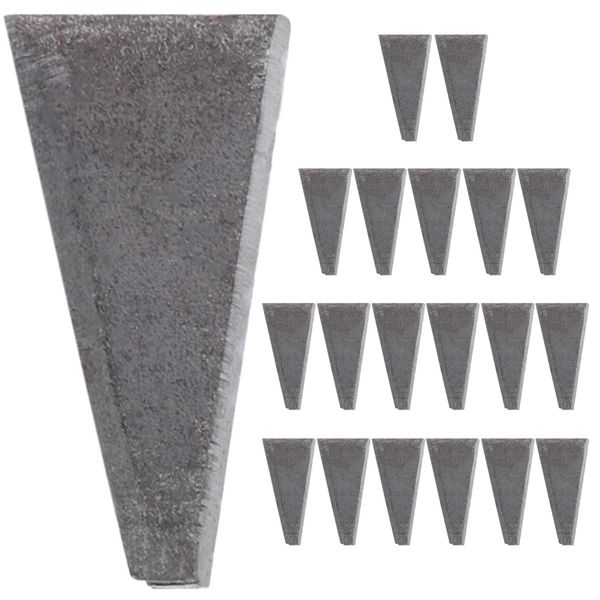 DOITOOL Axe Handle Wedges 20pcs Handle Wedge Carbon Steel Axe Wedge for Sledge Axe Installation Supply Wedges