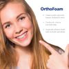 OrthoFoam Braces Cleaner - Cleans Under Metal, Ceramic or Clear Brackets & Wires. Can Brush or Rinse with & Use in Trays. Foaming Bubbles Whiten Teeth & Fight Plaque (2 Pack - 25 ml)